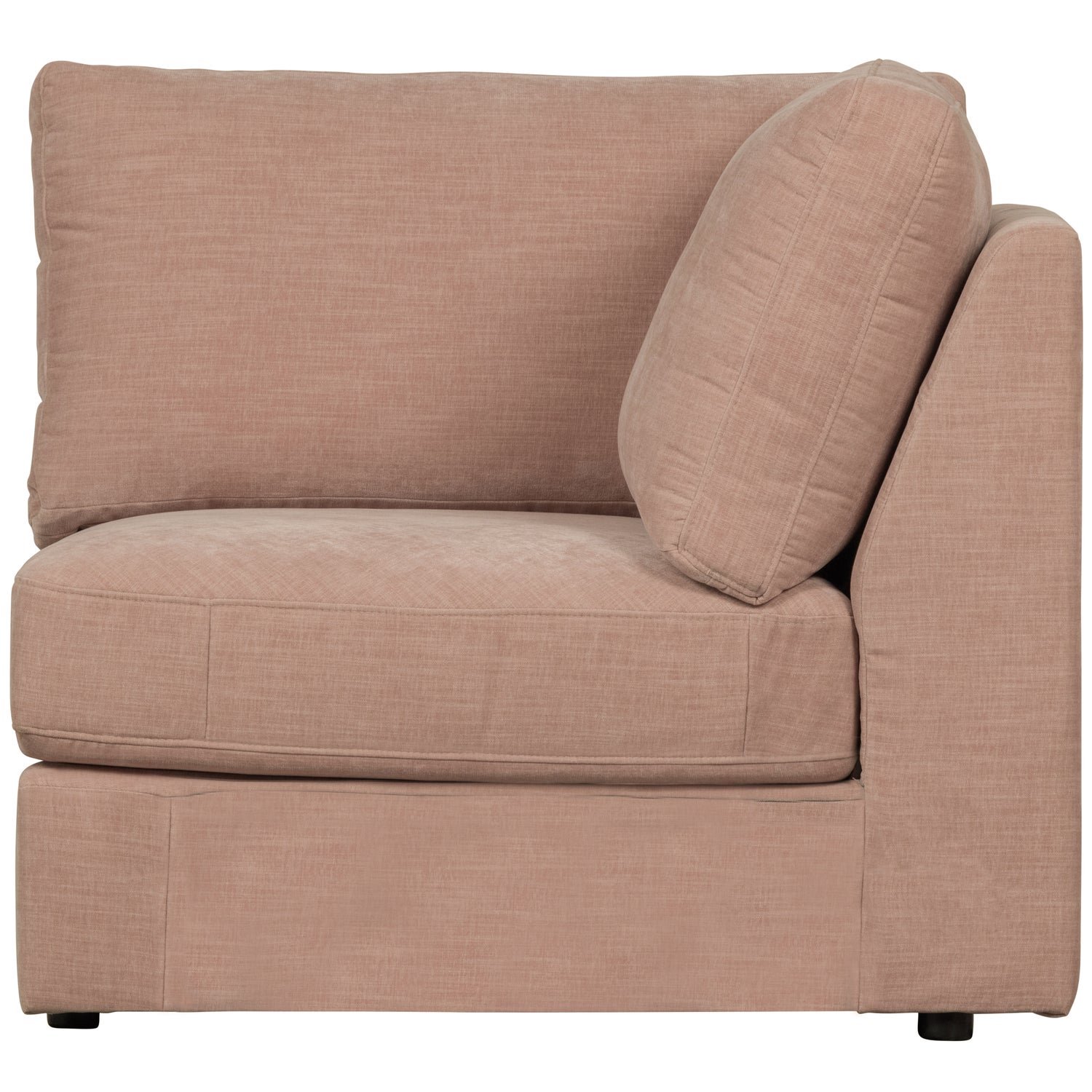 Sofaelement Eckbank FAMILY Eck Element Webstoff rosa