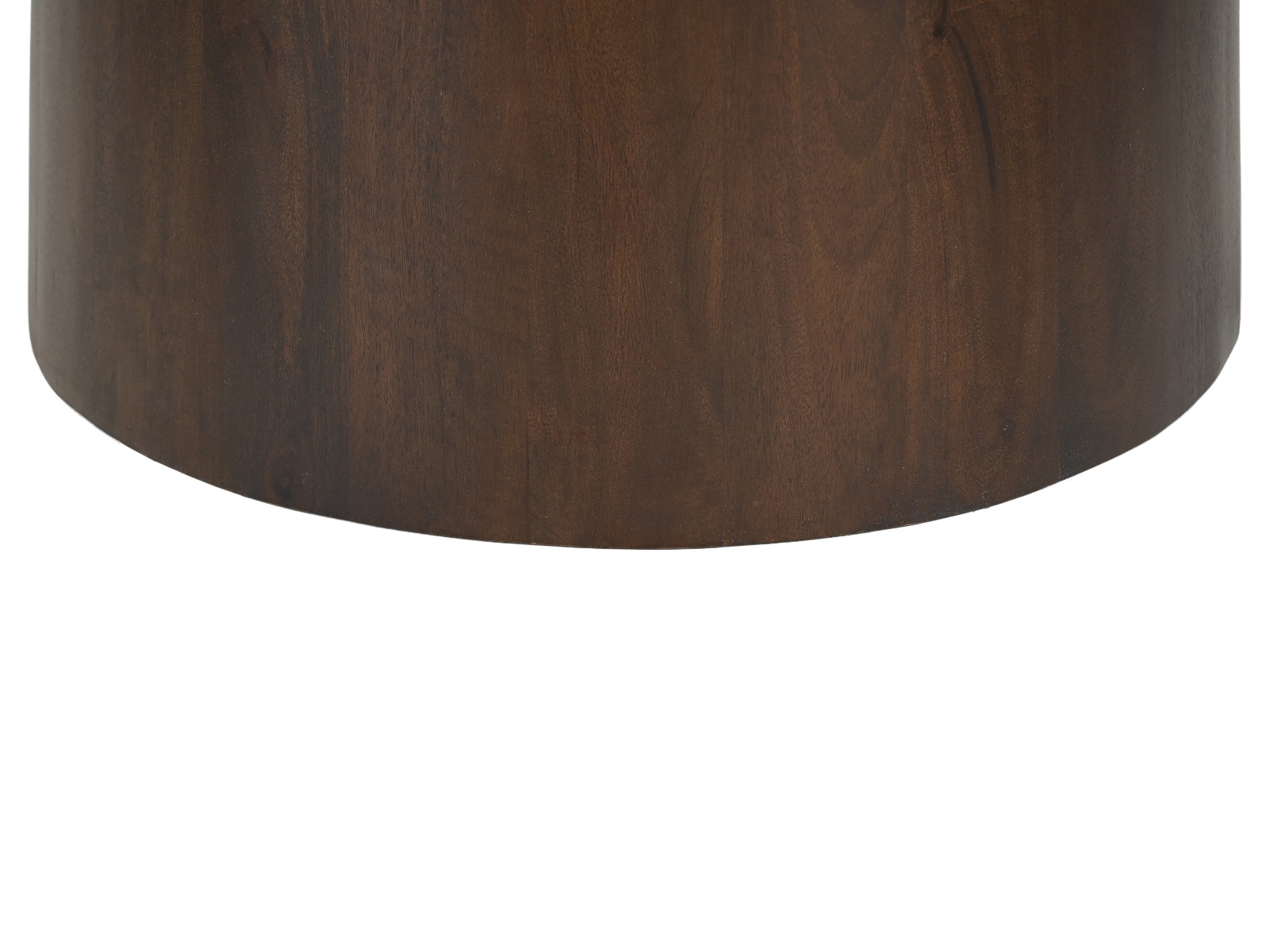 Esstisch Bottecino rund Ø 130 cm Marmorplatte cremeweiß Mangoholz braun