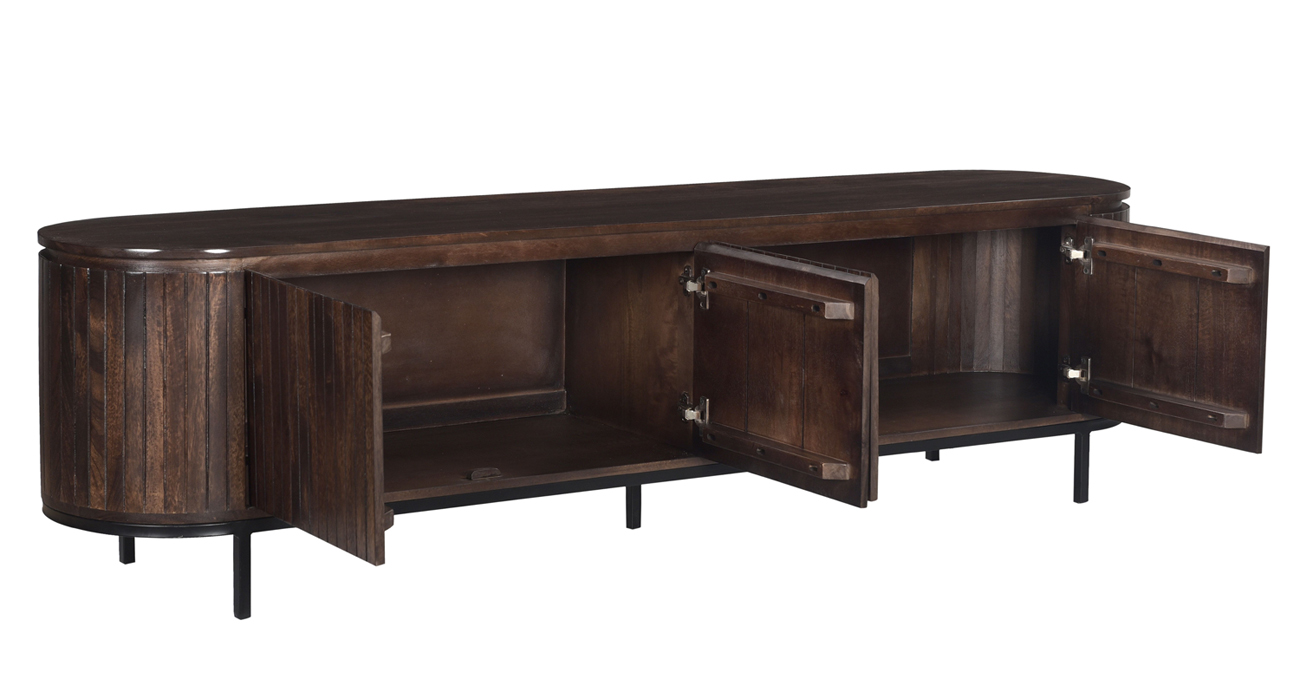 RETRO CHIC Lowboard Noor 210 cm Mangoholz