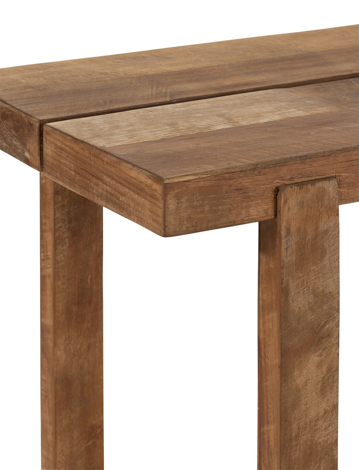 Konsolentisch 150 cm recyceltes Tekholz  Konsole