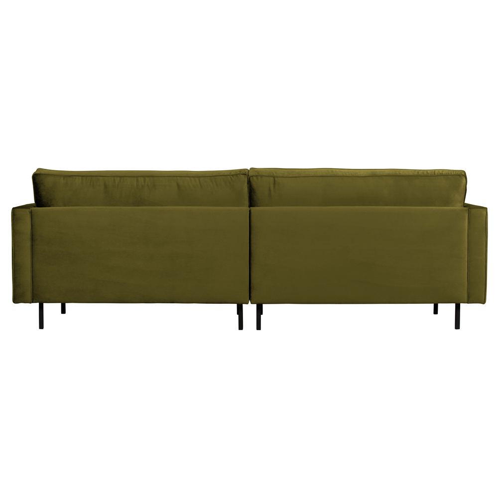 3 Sitzer Sofa Rodeo Samt Velvet olive Couch Garnitur Couchgarnitur