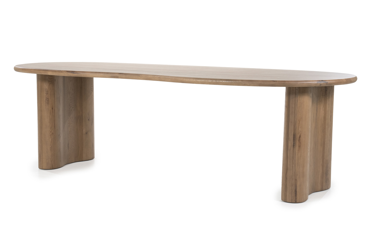 Esstisch JOSH 250 x 110 cm Eiche braun