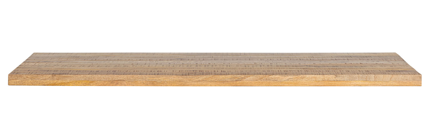 Tischplatte Tablo 180 x 90 cm Mango melange grob gesägt