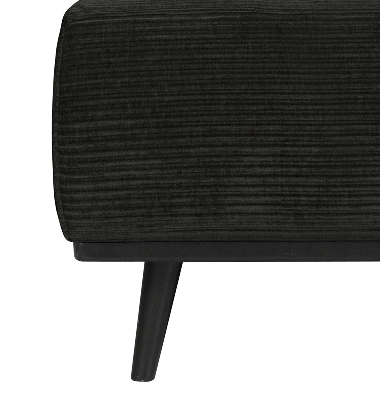 Erweiterungselement 79 cm für 4 Sitzer Sofa Statement Rib Cord graphite