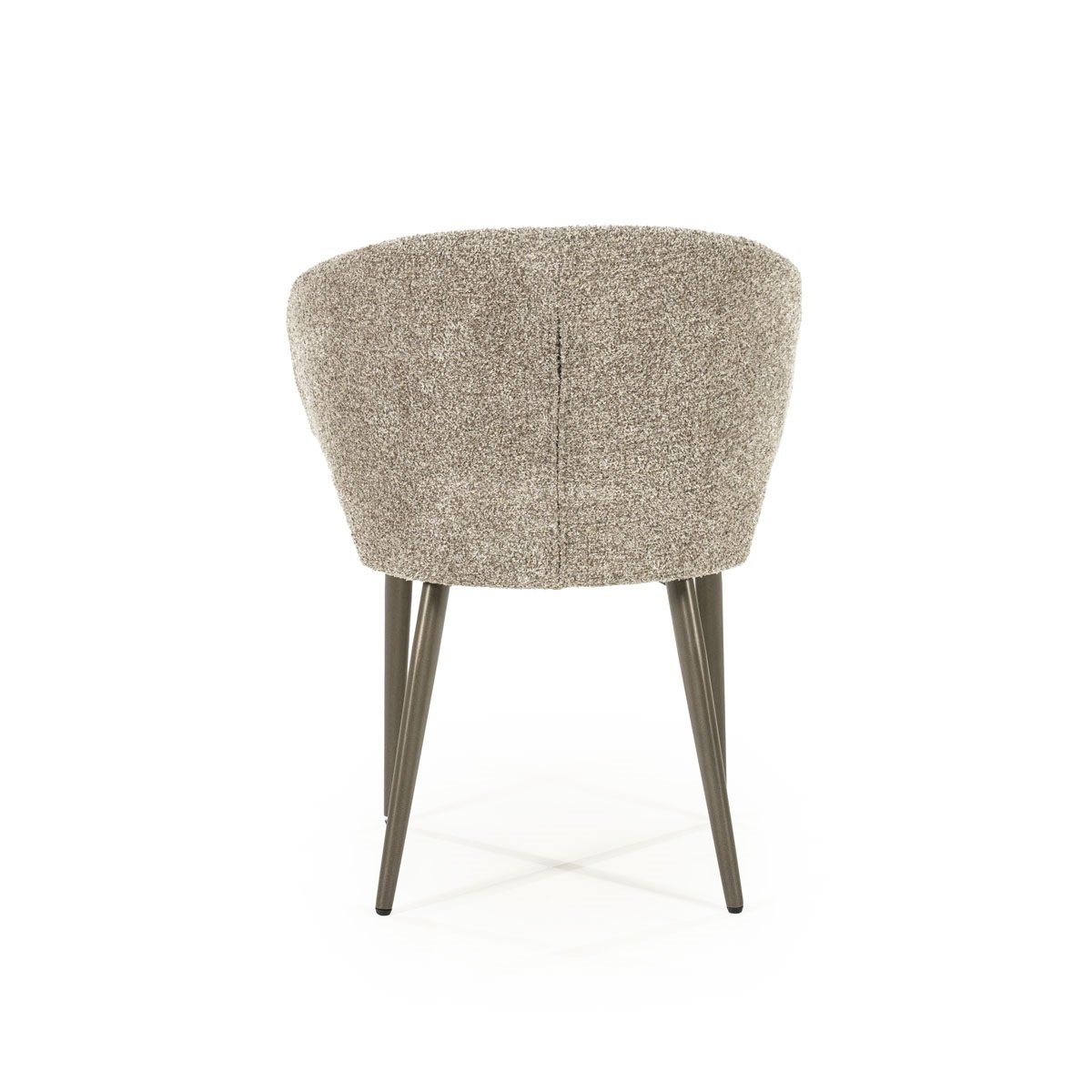 Esszimmerstuhl Mateo Vierfußstuhl Stoff taupe