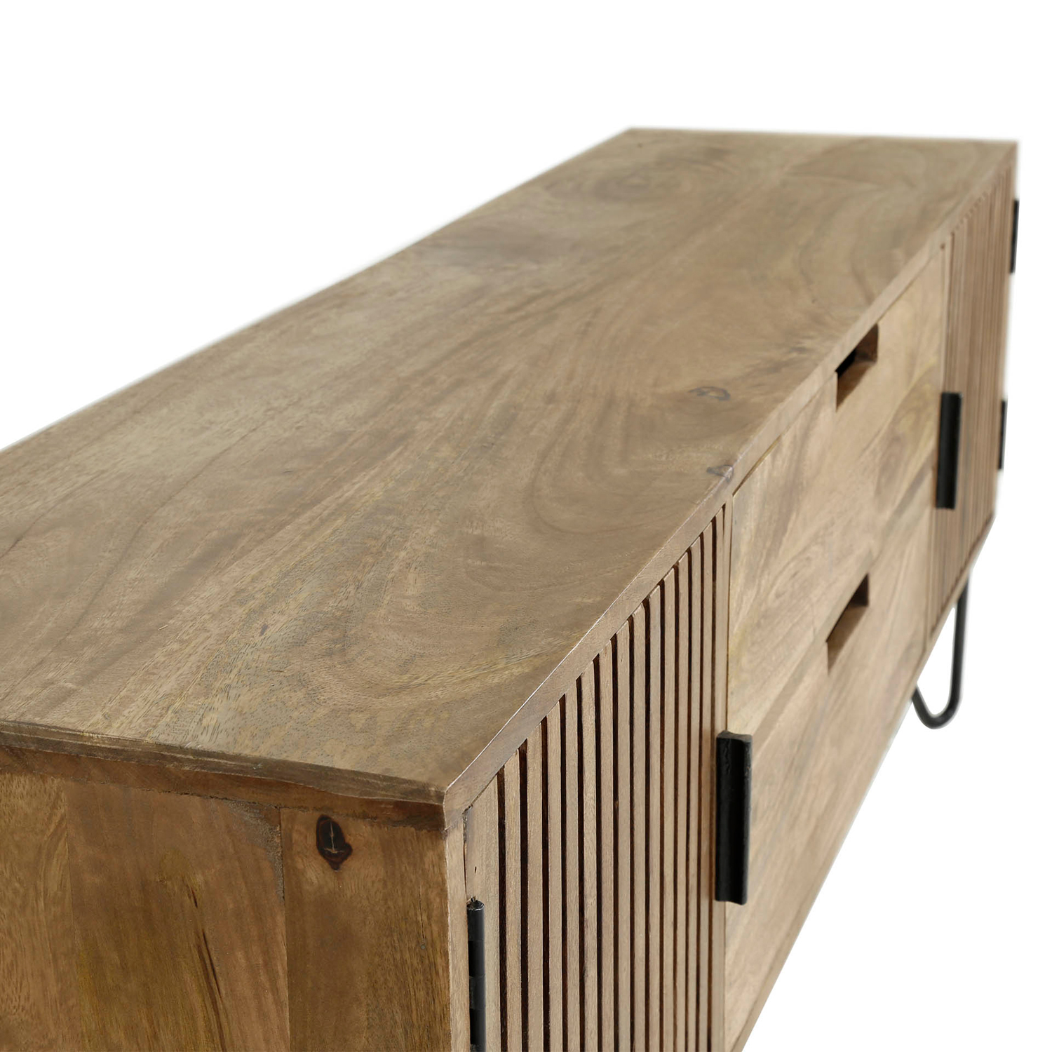 TV Möbel Lowboard FARMLAND 135 cm Mangoholz