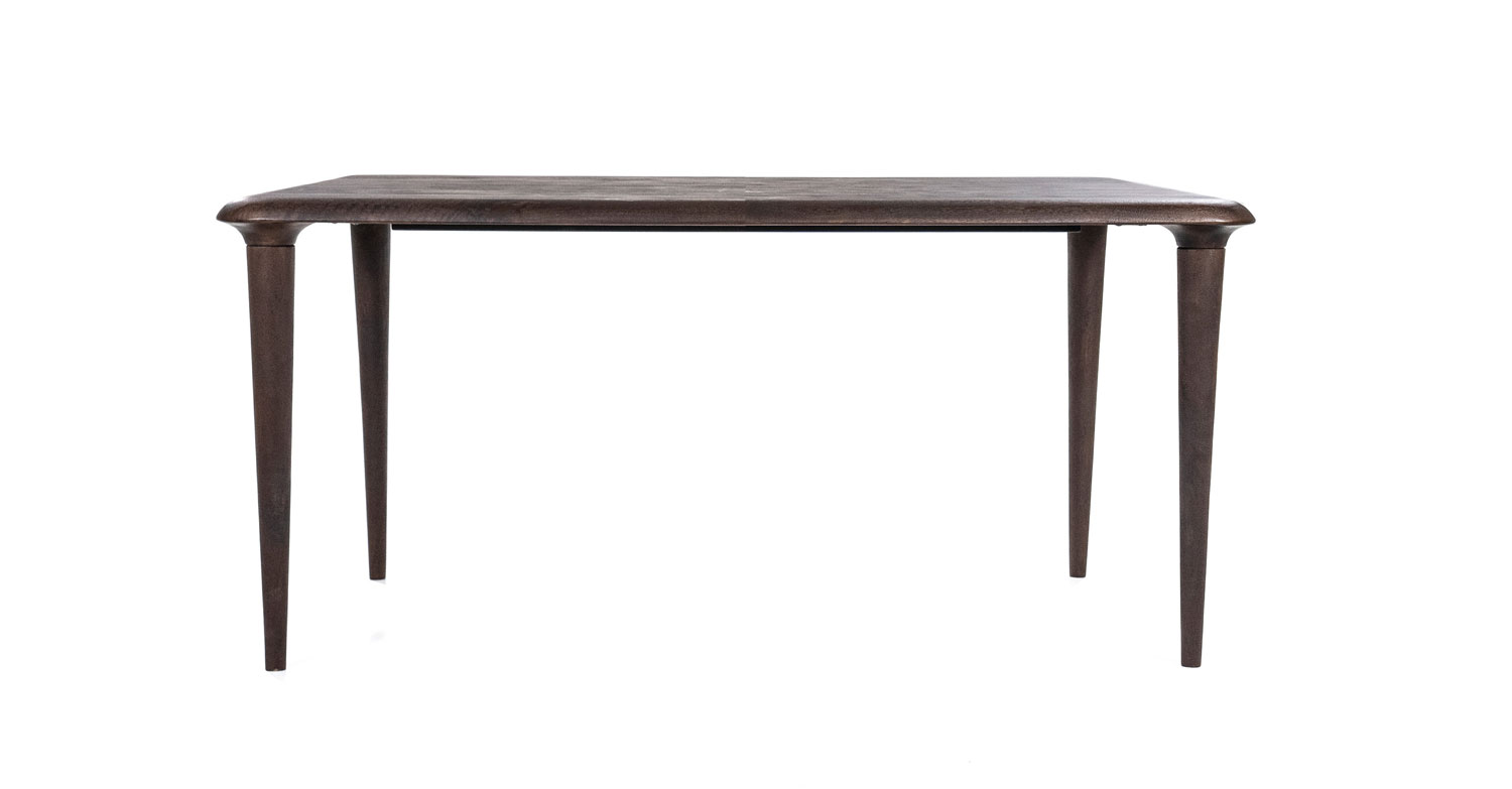 Esstisch Jiska 200 x 100 cm Mango Massivholz braun