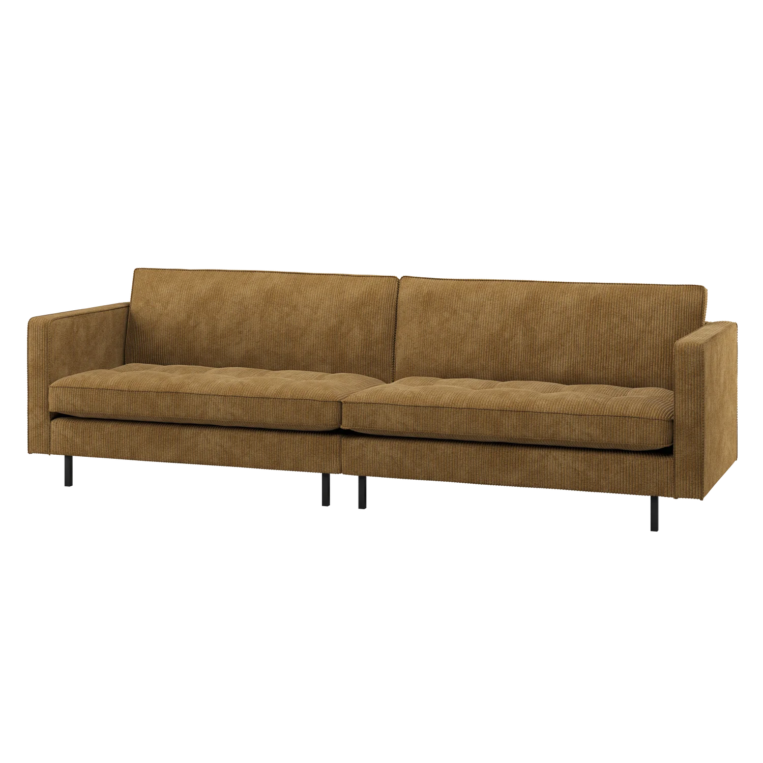 3 Sitzer Sofa RODEO CLASSIC Ripstoff honiggelb Couch