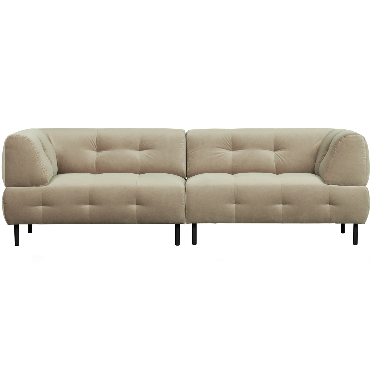 4 Sitzer Sofa Lloyd Samt Velvet meersalz Couch