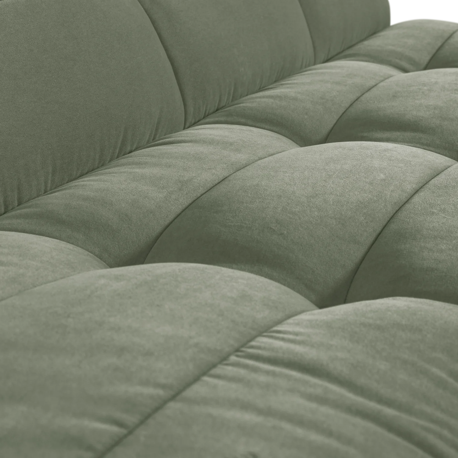  Esstischbank CLUSTER 164 cm Samt pistaziengrün Küchenbank gepolstert