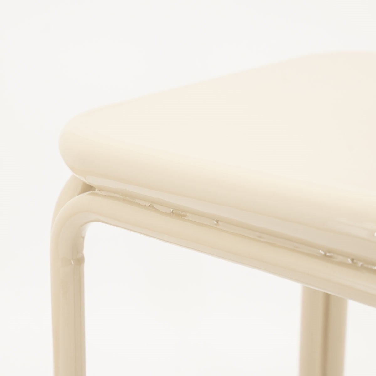 Beistelltisch Zilo 43 x 43 cm Metall beige  