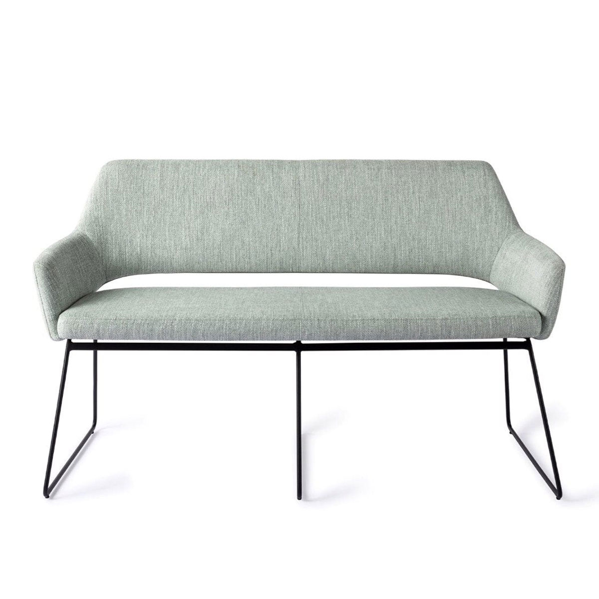 Esszimmerbank YANAI 140 cm – Modern & mit Lehne - hellgrün