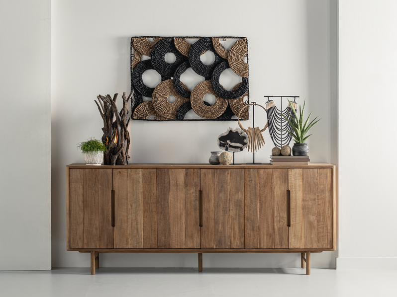 Sideboard Bliss 220 cm recyceltes Teakholz Kommode