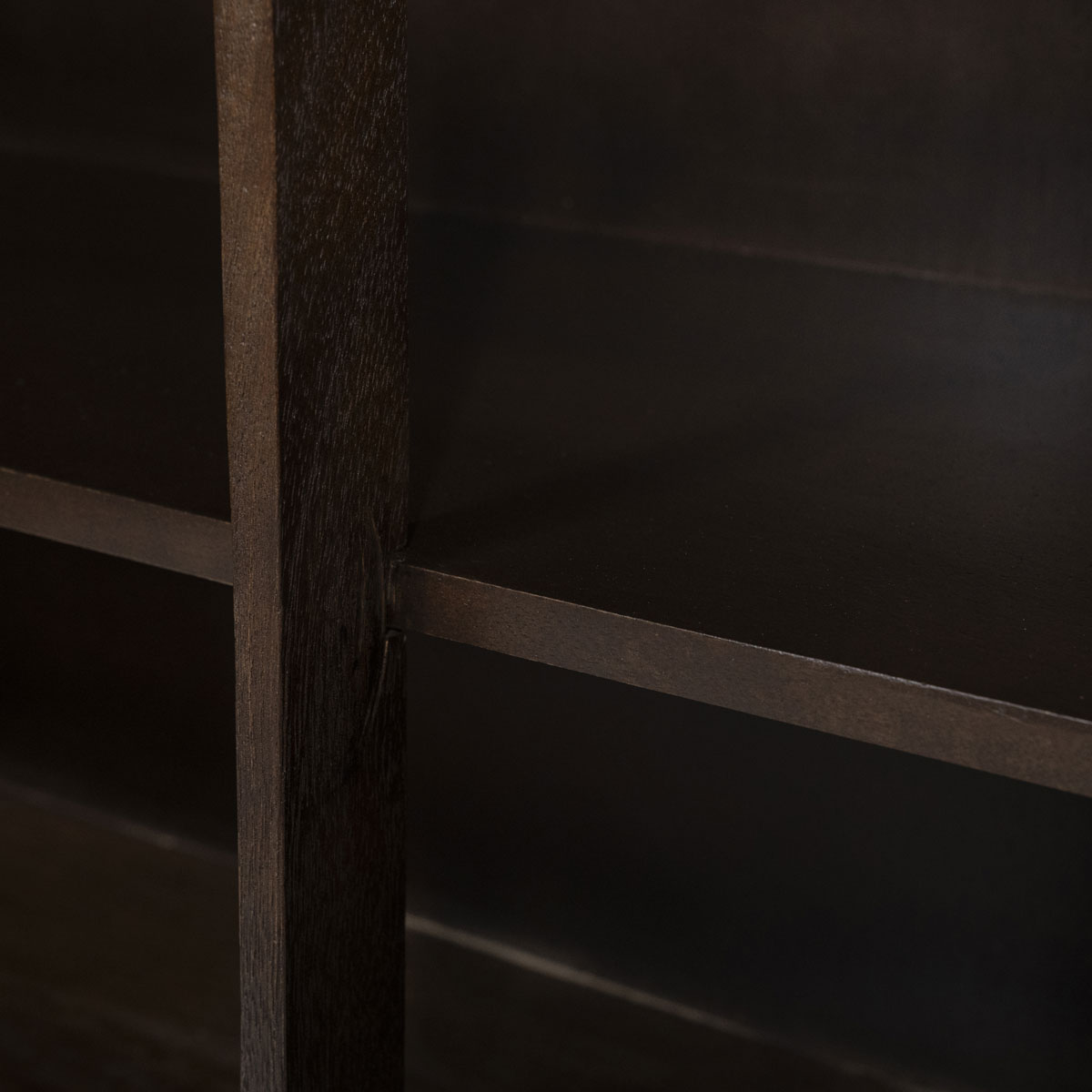 Bücherregal Regal Lio H 200 cm Mango massiv Travertin Naturstein