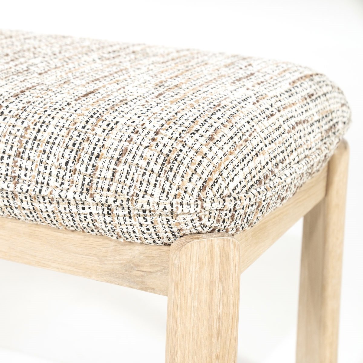 Esstischbank Küchenbank Lottie 143 cm Stoff Nori taupe