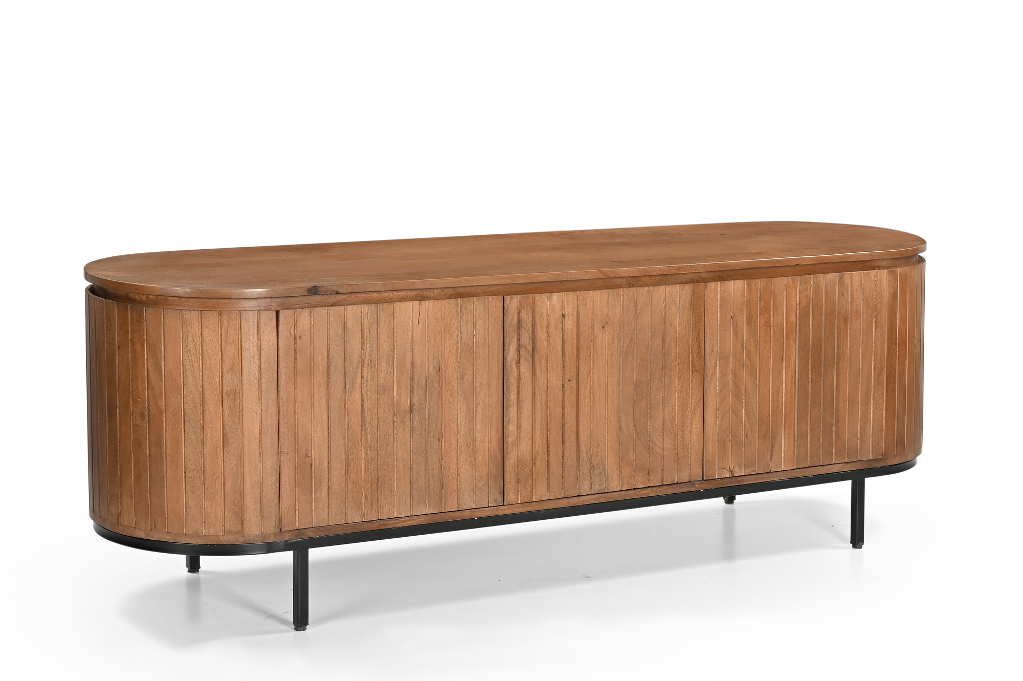 TV Möbel Lowboard Noor 170 cm Mangoholz natur