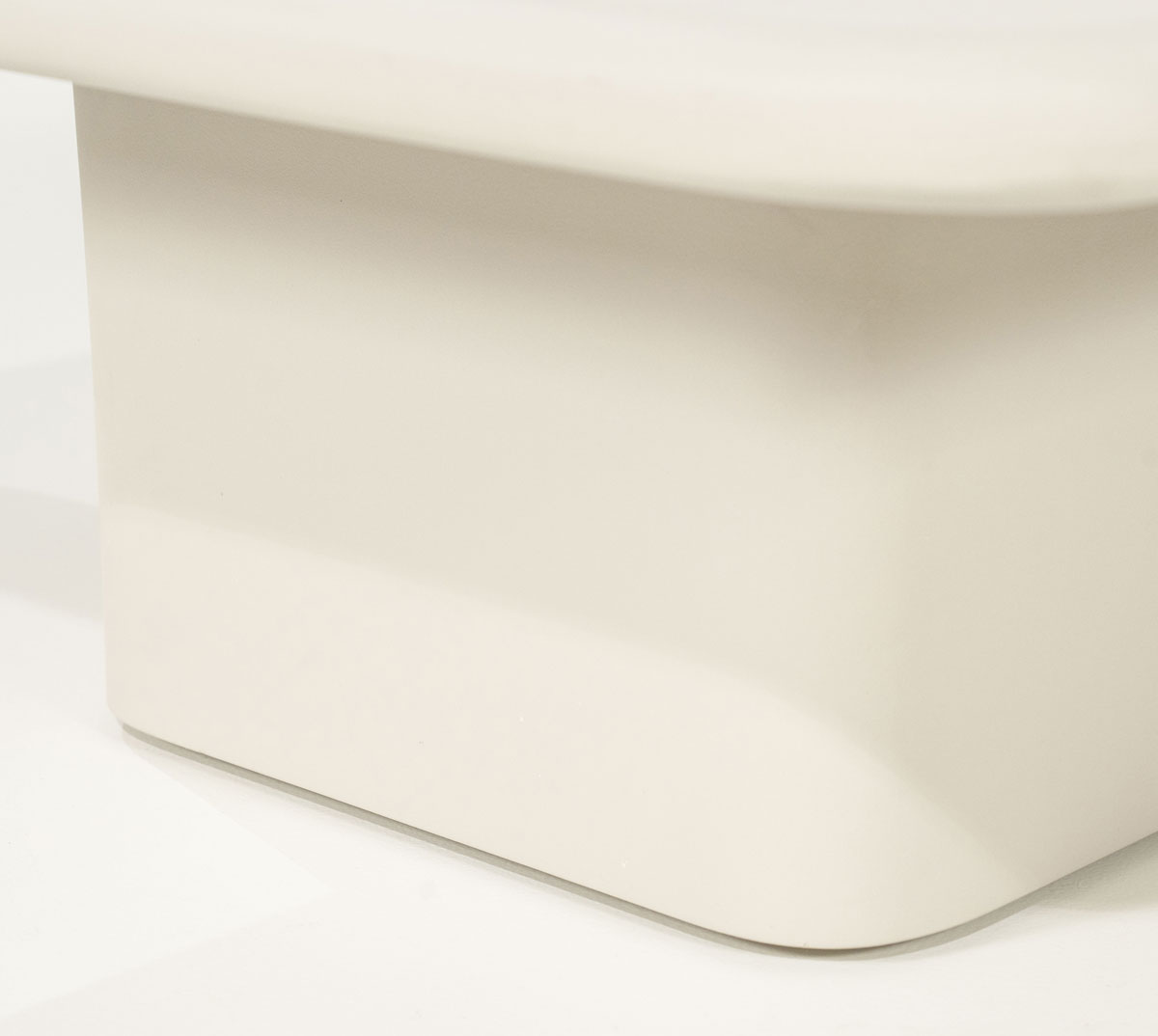 Couchtisch Siminto 80 x 80 cm Zement beige