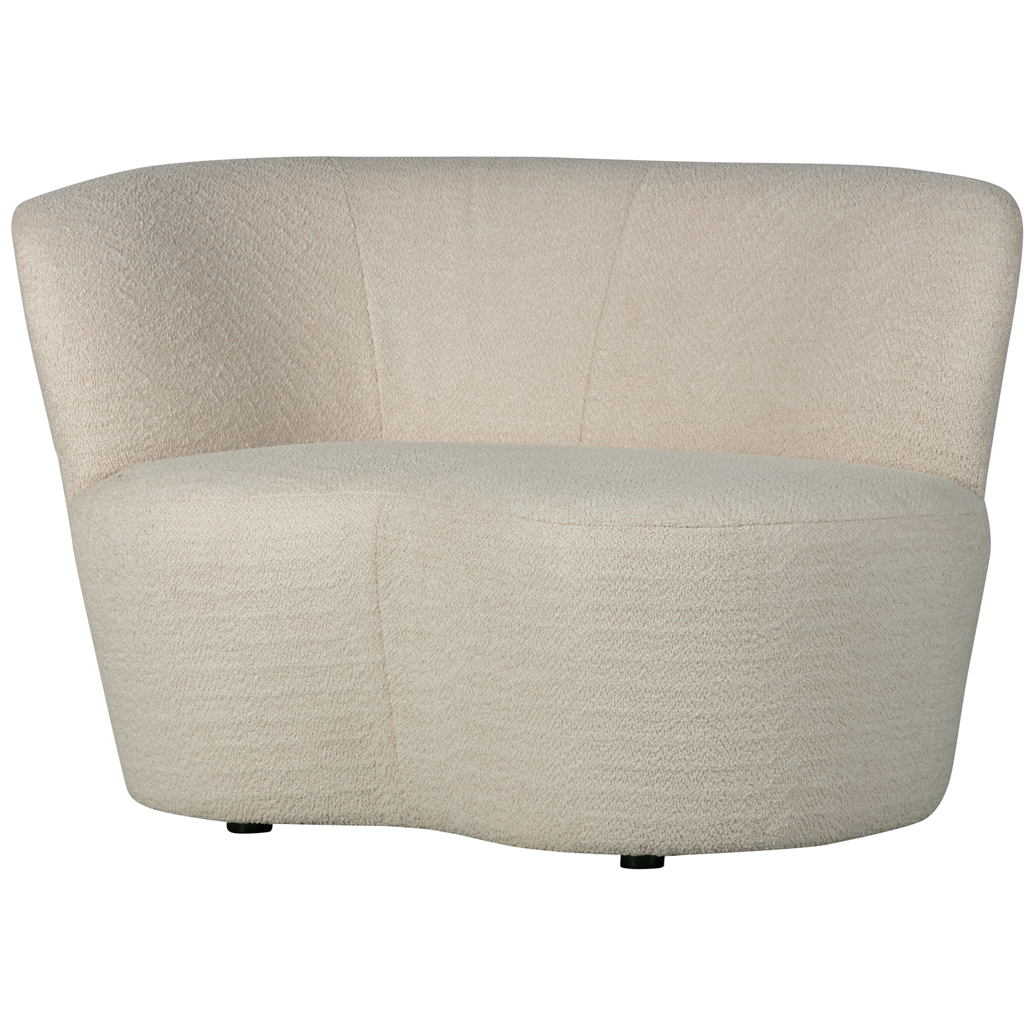 woood kleines Sofa Stone links 112 cm creme Loungesofa