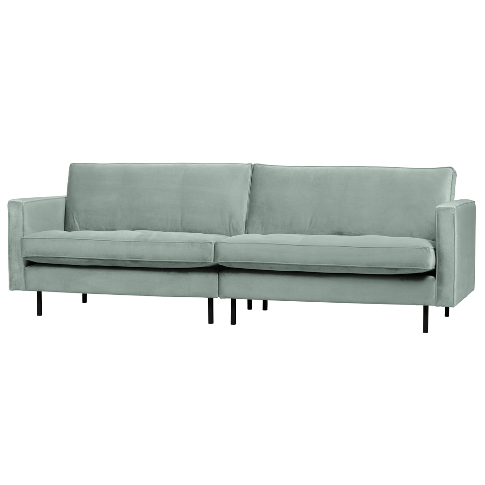 3 Sitzer Sofa Rodeo Samt Velvet mint Couch Garnitur Couchgarnitur