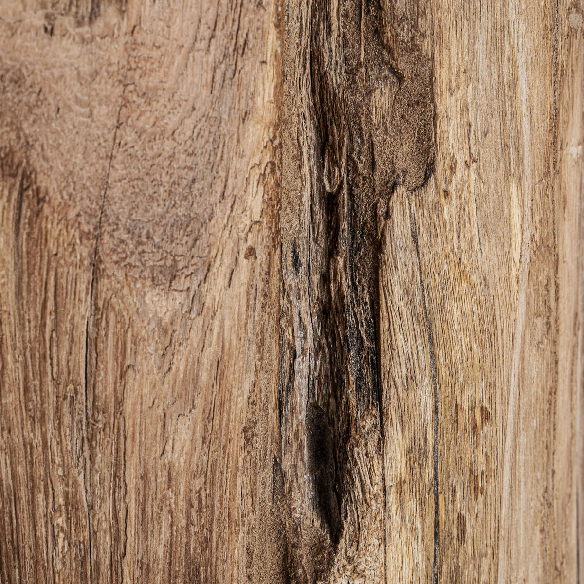 Couchtisch Sofatisch ERLOY 90 x 60 cm recyceltes Teakholz