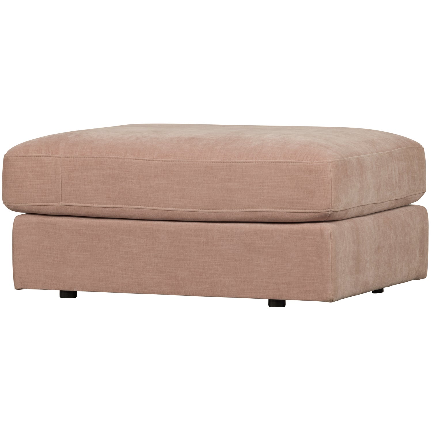Hocker Fußhocker FAMILY Webstoff rosa