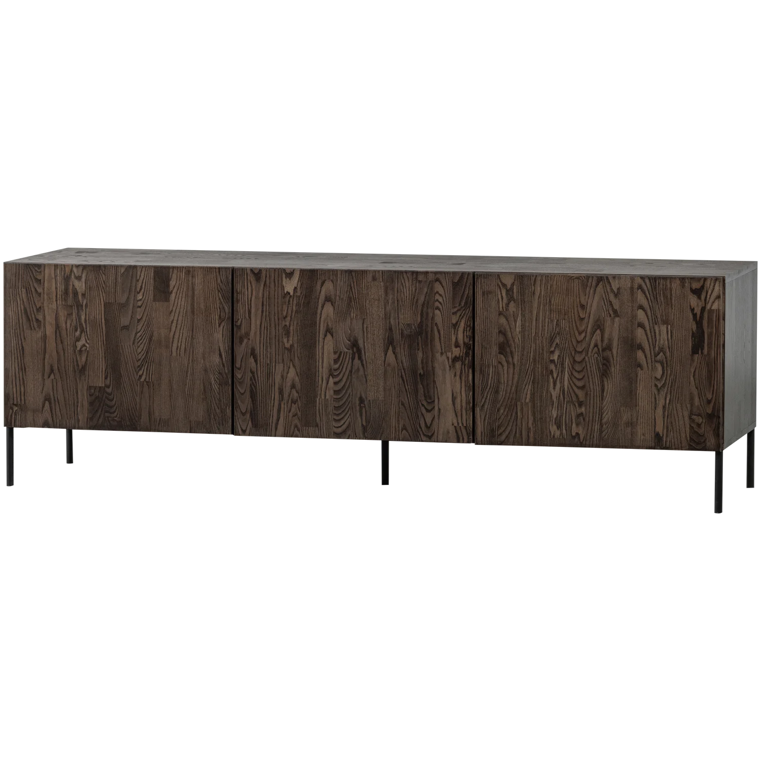TV Möbel Lowboard BONO Gravure 180 cm Esche braun