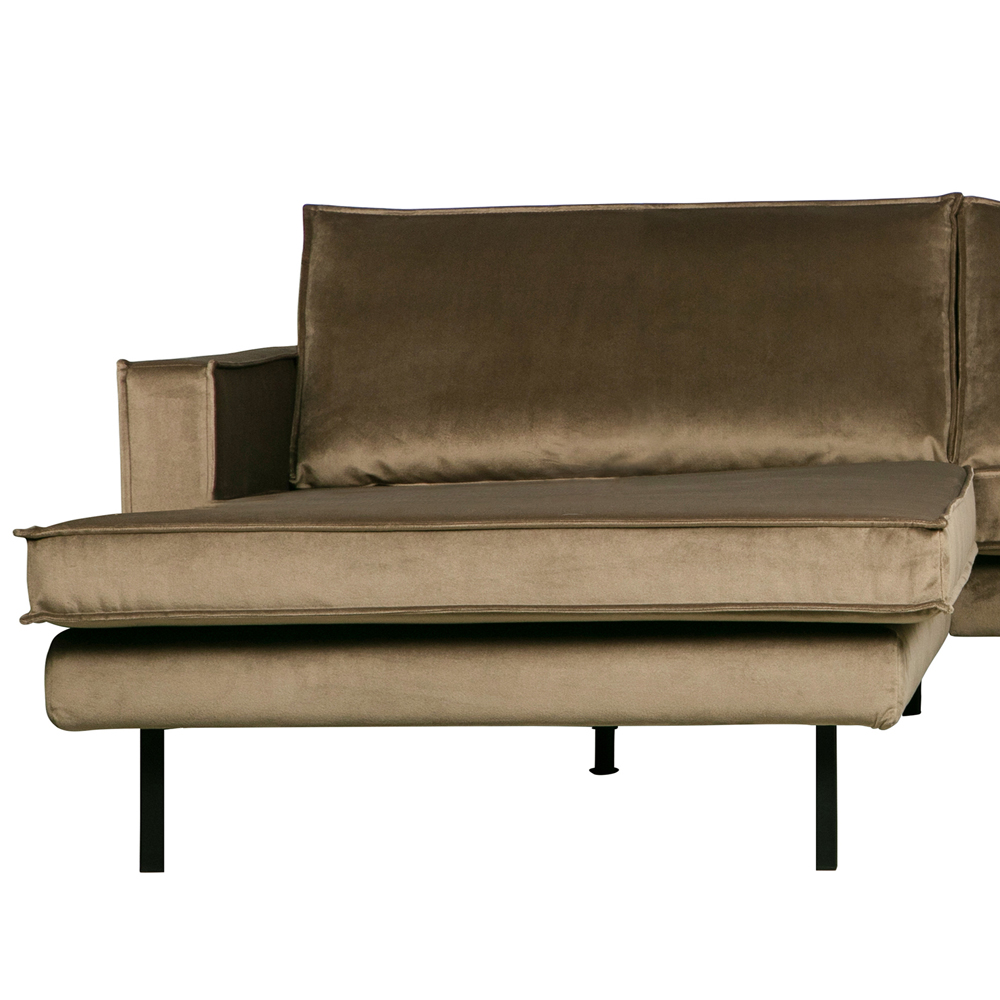 Ecksofa Rodeo Samt Recamiere Links