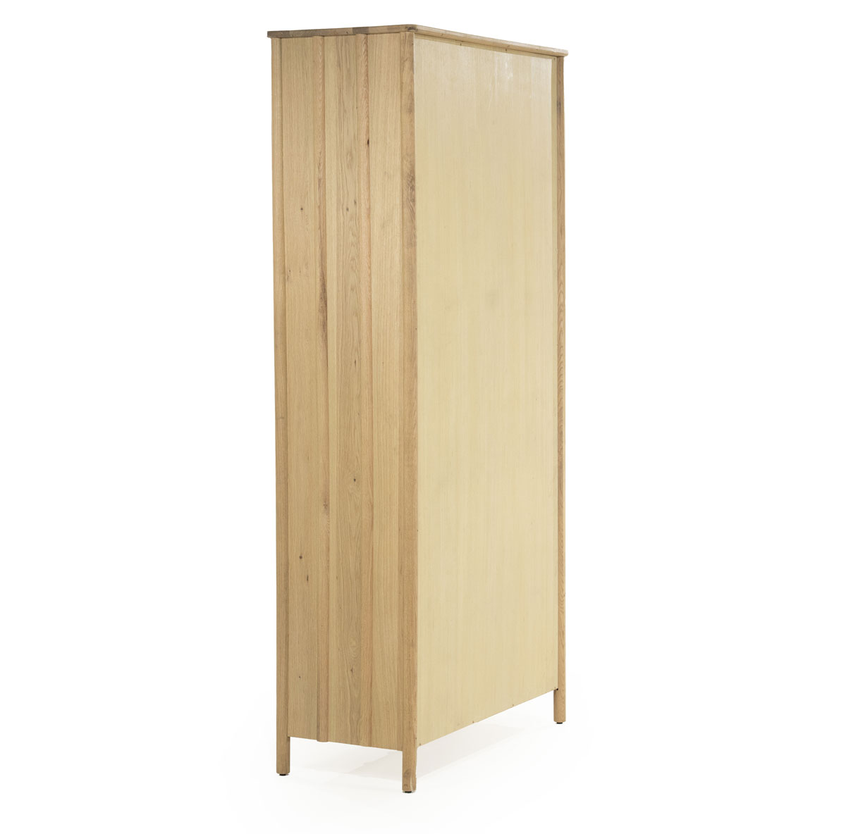 Highboard Jake mit 2 Türen Eiche Holz Furnier hellbraun