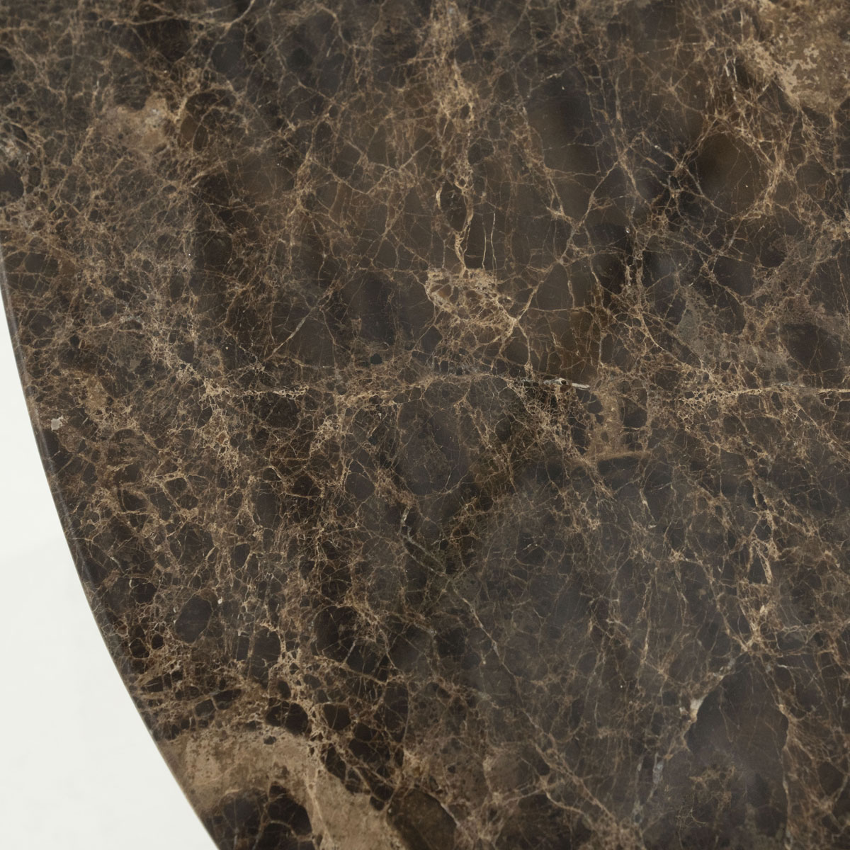 Couchtisch Bradley oval 120 x 75 cm Mango Holz Marmor