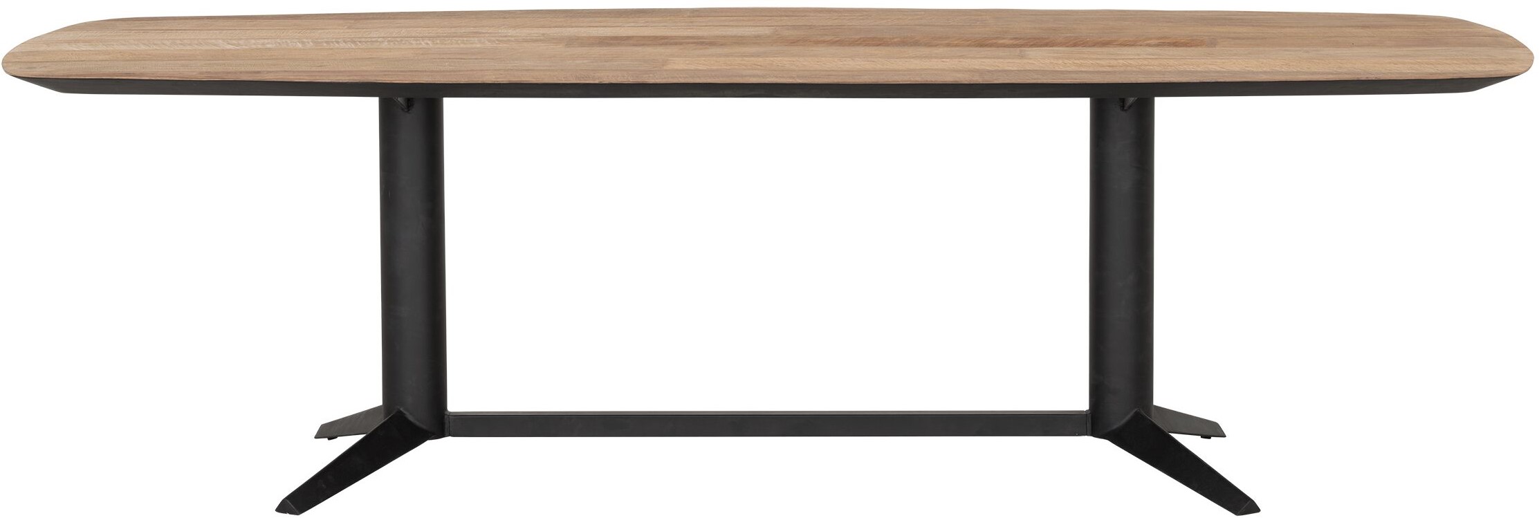 Esstisch Soho oval 260 x 110 cm recyceltes Teakholz  
