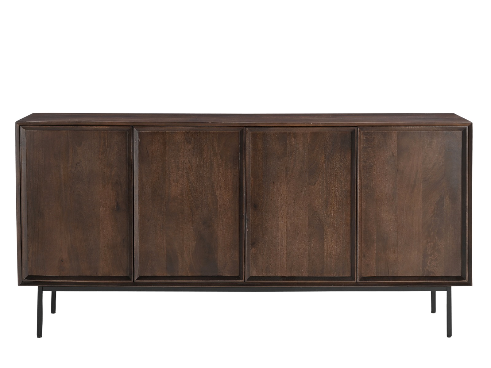 Sideboard Ravenstein 180 cm Mangoholz braun  