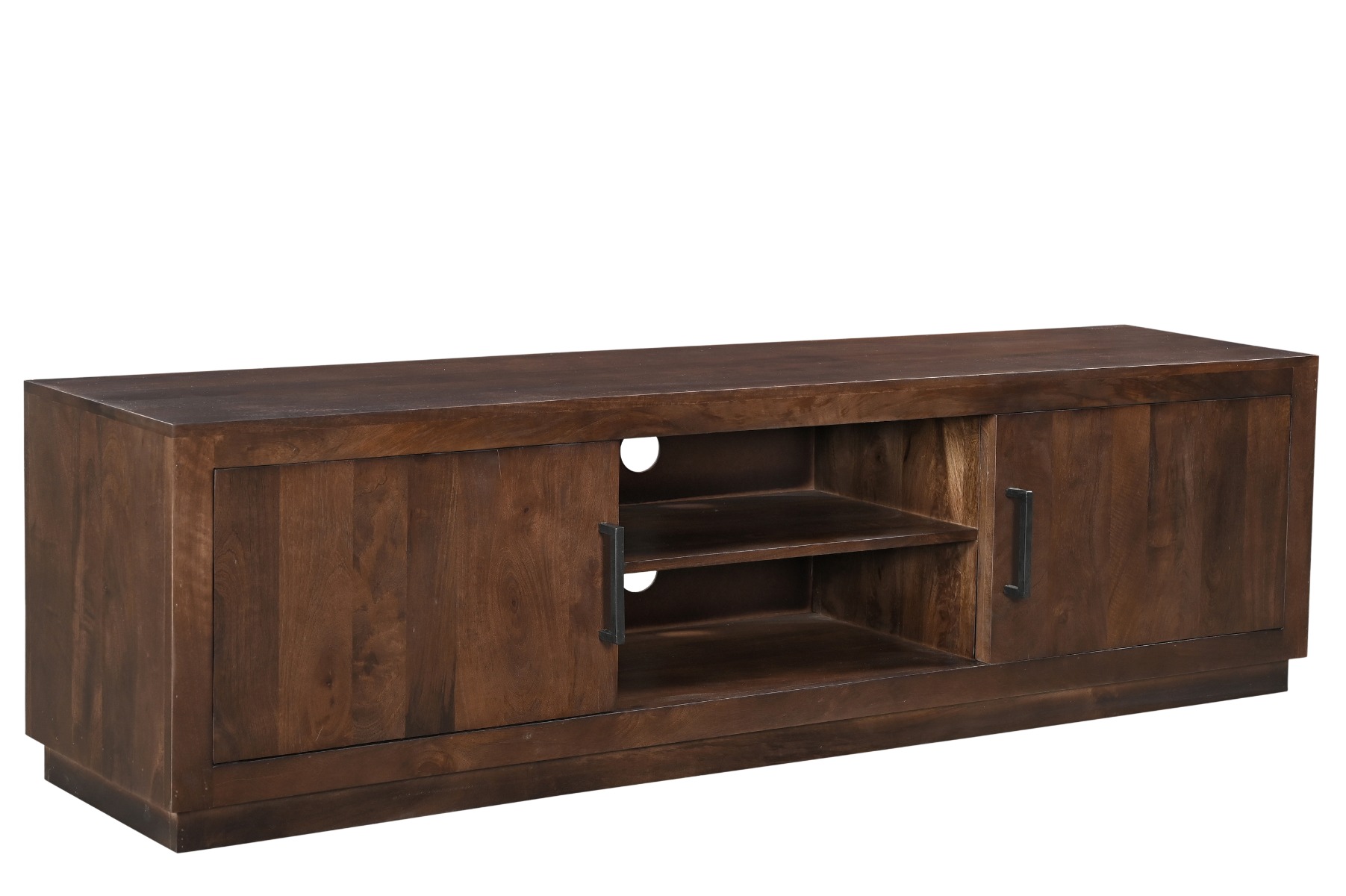 TV Möbel Jaxx B 180 cm Lowboard Mangoholz braun