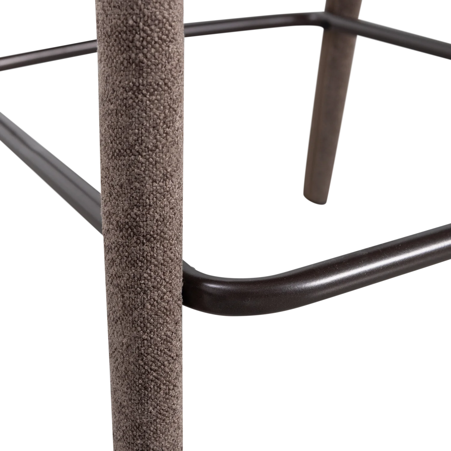 Barhocker NOBLE SH 71 cm Webstoff taupe