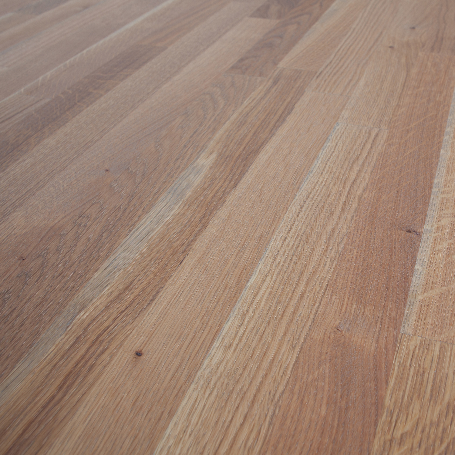 woood Tischplatte Tablo oval 220 x 90 cm Eiche geölt grau