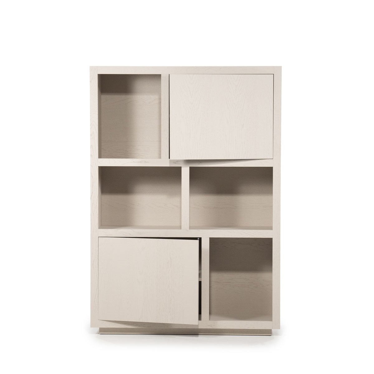 Schrank Bücherschrank Helsinki H 170 cm Eiche taupe