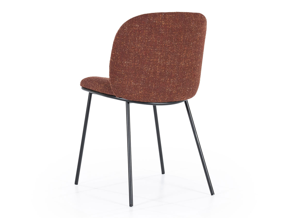 2er Set Esszimmerstuhl Stuhl Clypso Bezug terrakotta