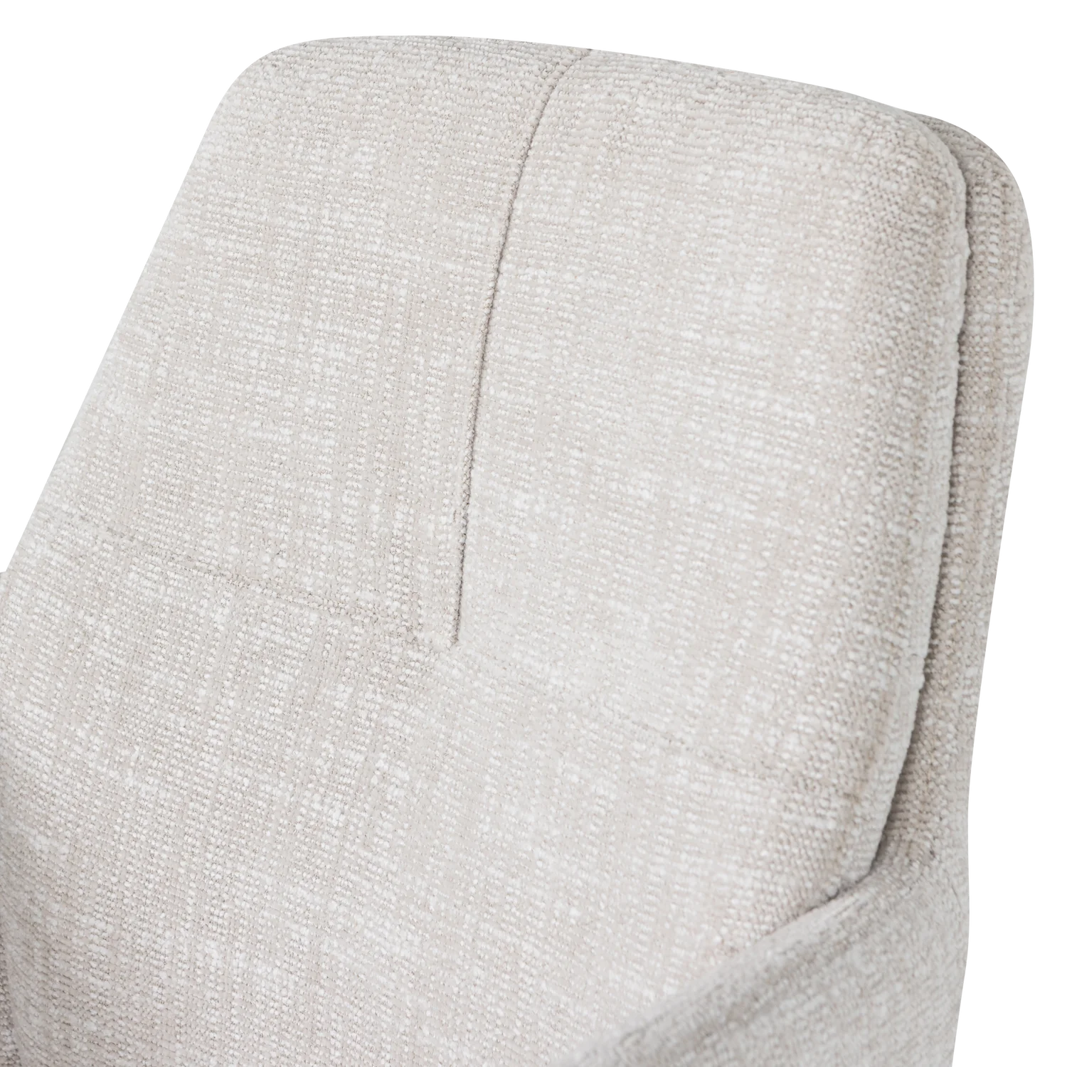 Armlehnstuhl GRANT drehbar Melange Stoff natur Drehstuhl