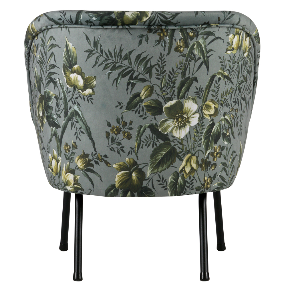 Sessel Polstersessel VOGUE Samt grau Loungesessel Clubsessel Chair Fernsehsessel