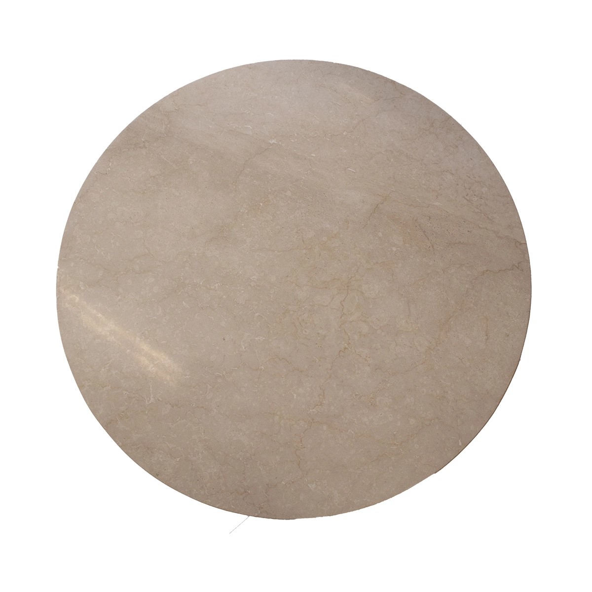 Esstisch rund mit Marmoplatte in beige Ø 150 cm