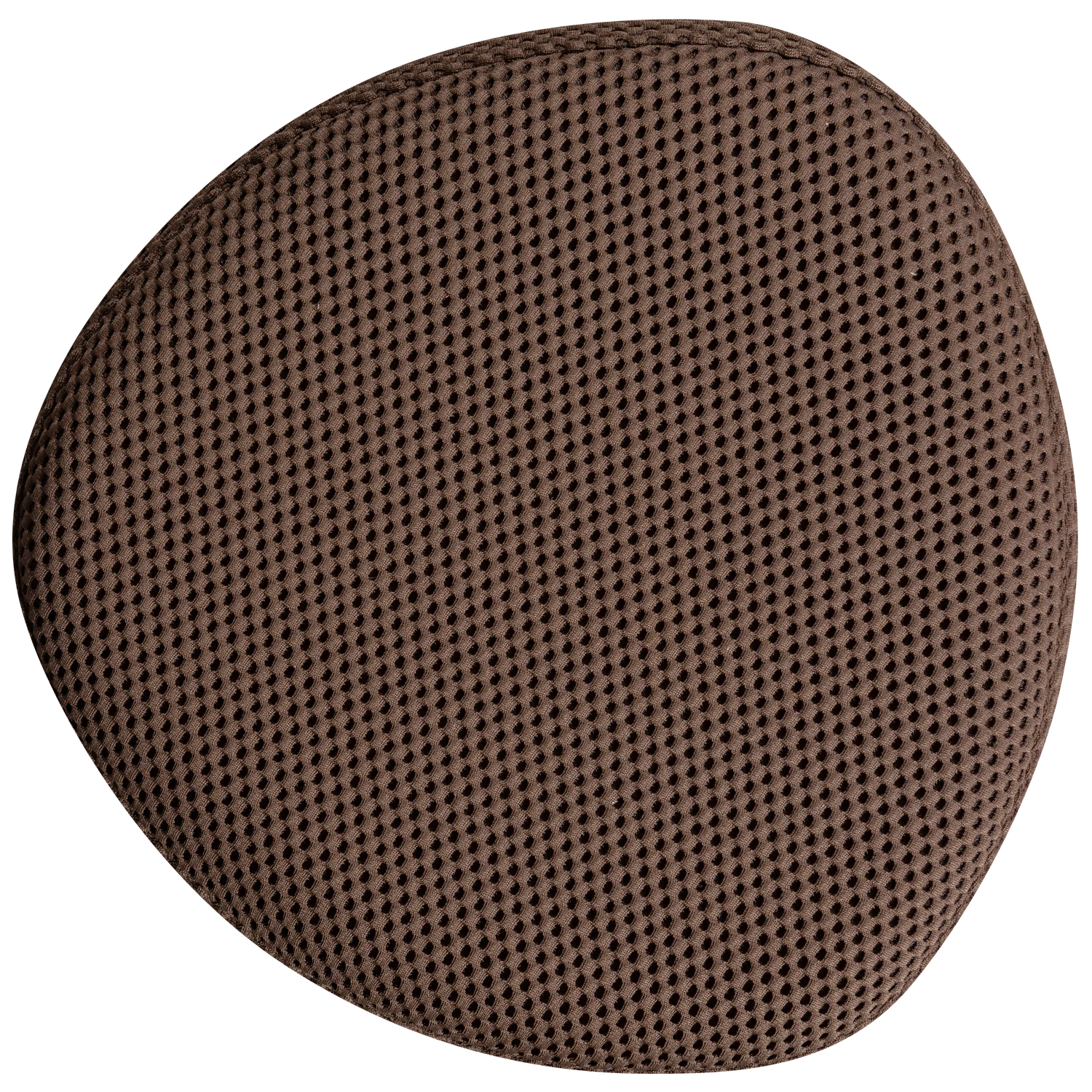 Pouf PUUK 40 x 40 cm Hocker Sitzhocker Gittergewebe espresso