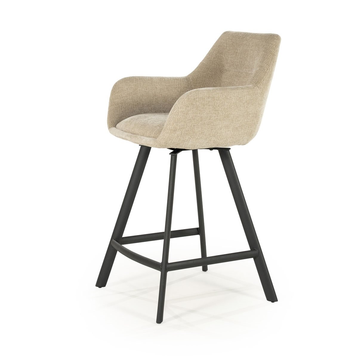 Barstuhl Bliss SH 68,5 taupe mit Armlehne drehbar Drehstuhl Barhocker