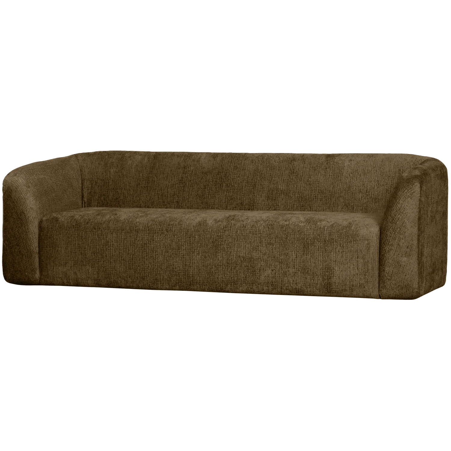 3 Sitzer Sofa Sloping Struktur Velvet messing