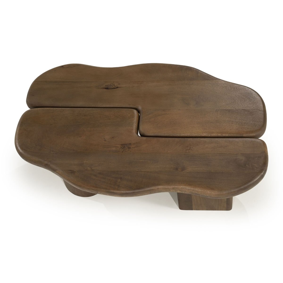 Couchtisch 2 tlg. Yuo 100 x 80 cm Mangoholz