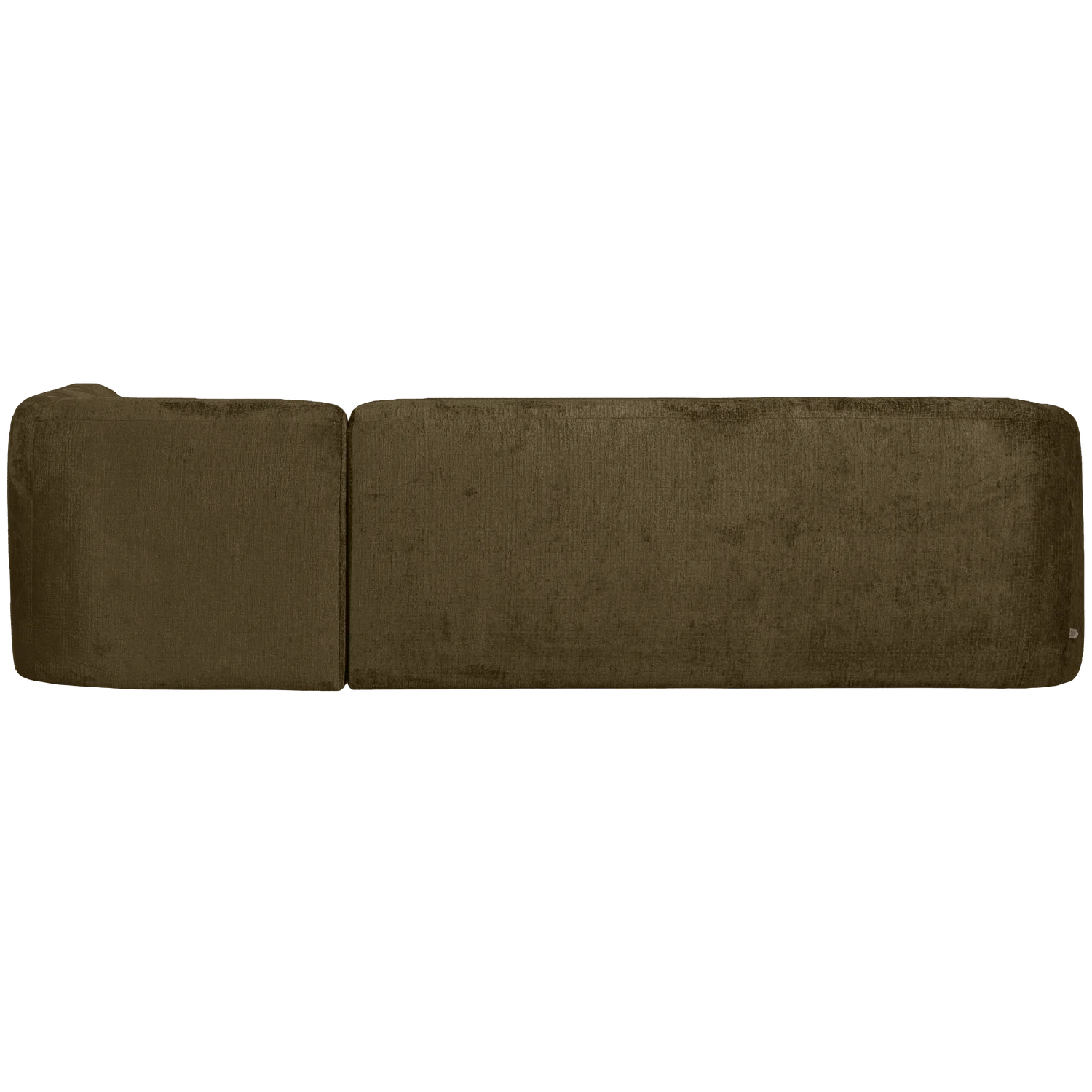 Eckgarnitur Sloping Struktur Velvet bonsai Ecksofa Longchair rechts