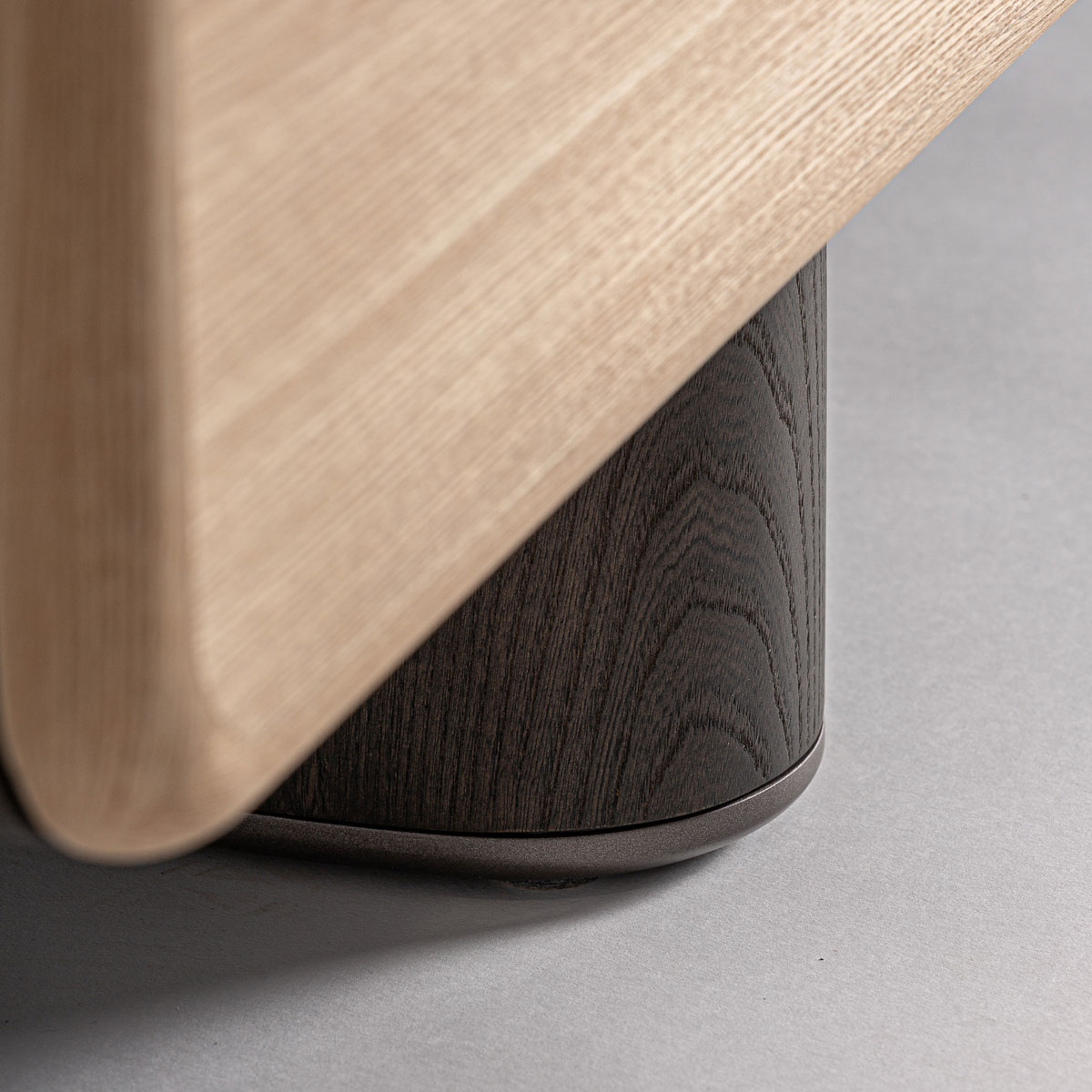 TV Möbel LANEO 220 cm Holzdekor hellbraun Kommode Lowboard