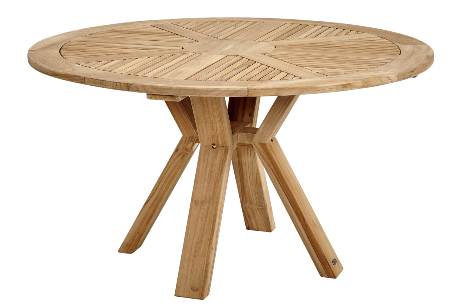 Gartentisch Circus Ø 130 cm rund Esstisch Teakholz