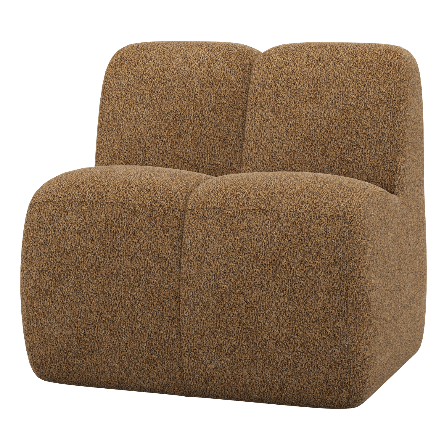 Esszimmerbank Eckbank MOJO 84 cm Element Chenille honiggelb