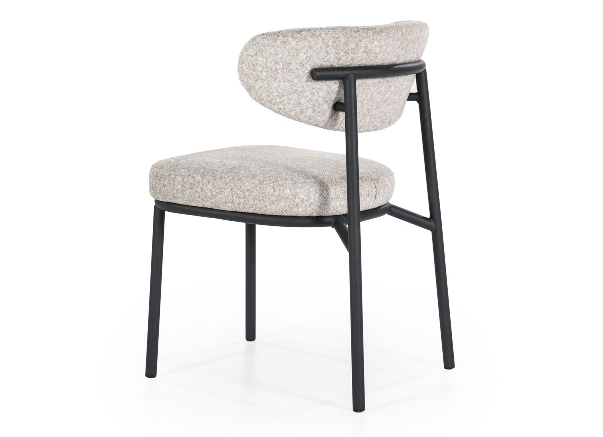2er Set Esszimmerstuhl Stuhl Jari Bezug beige