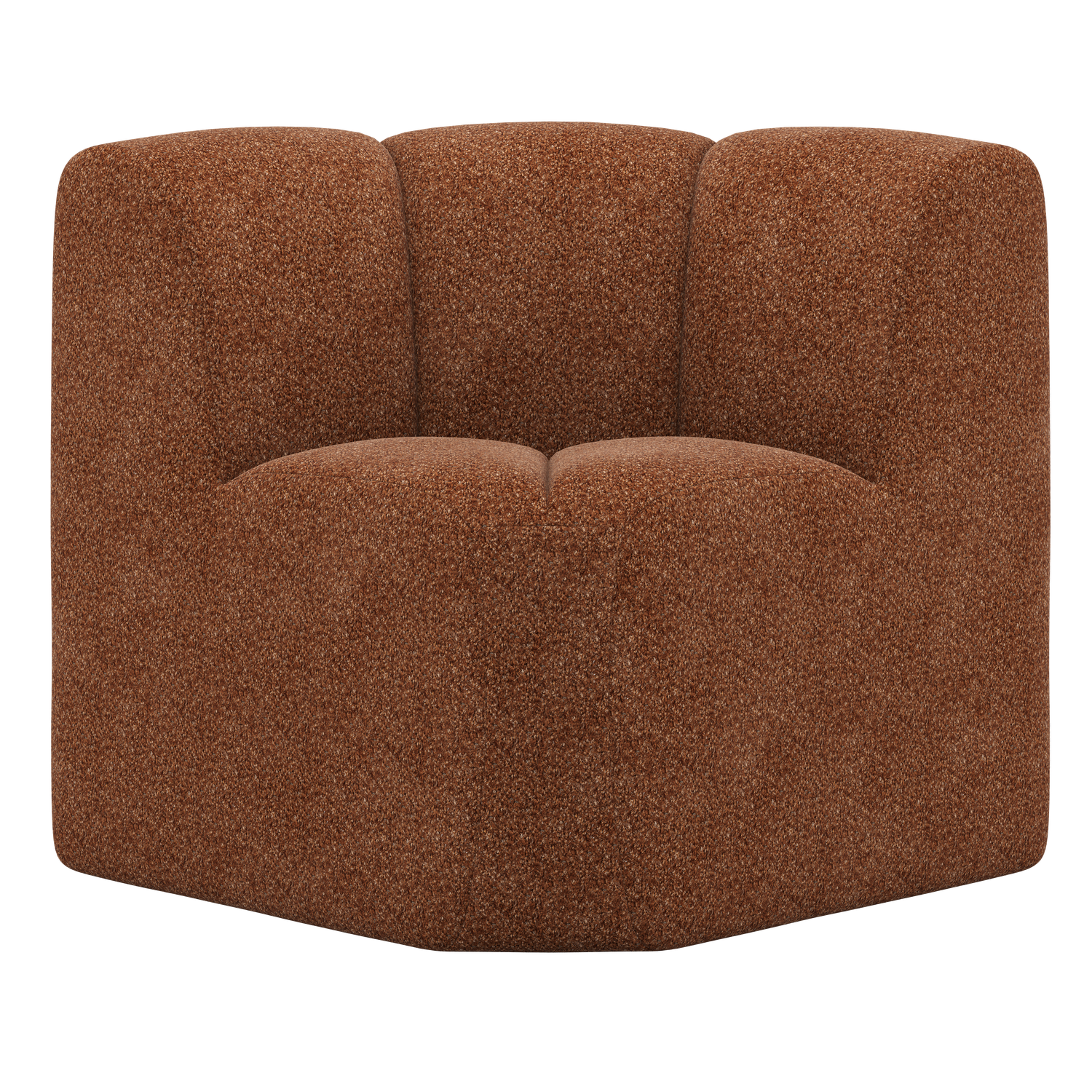 Esszimmerbank Eckbank MOJO Eck Element Chenille rostbraun