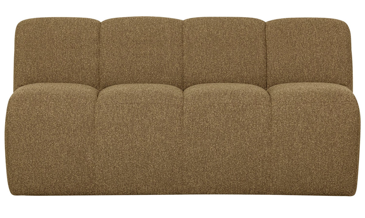 woood Esszimmerbank MOJO 164 cm Bouclé gelbbraun melange